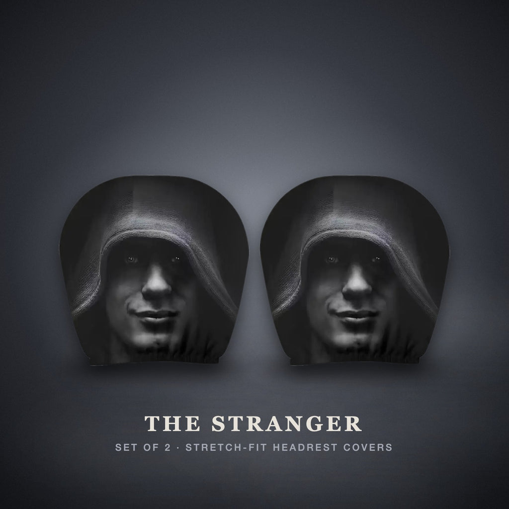 The Stranger headrest covers, pair