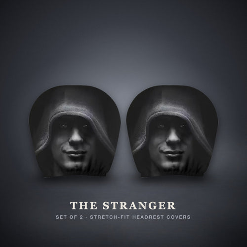 The Stranger headrest covers, pair