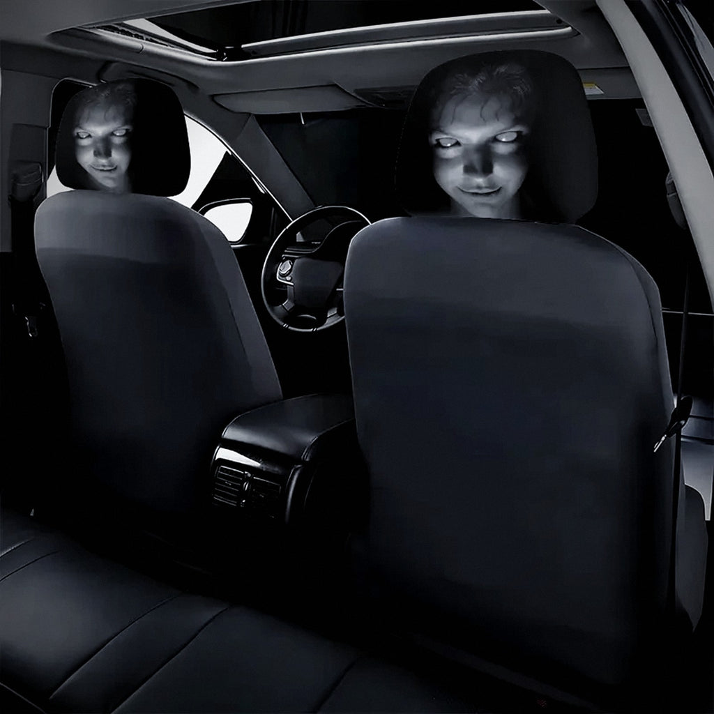 Pale Lady covers seen from the rear seat